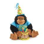 PLUSH MUSICAL Happy Birthday GORILLA