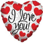 I Love You Mylar Balloon