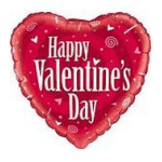 Valentine's Day Mylar Balloon