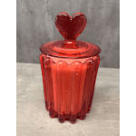 Red Heart Candle