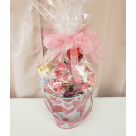 Valentine's Day candy gift basket