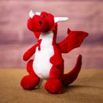 Spike the Red Dragon 10" Plush