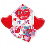 Love Envelope Balloon bouquet