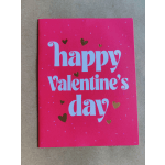 Valentine's Greeting Card. Size 5"x 4"