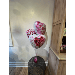 Valentines Mylar 3 Balloon Bouquet