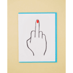 Middle Finger Card