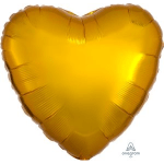 Balloon gold heart