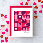 Mod Love" Valentine's Day Greeting Card