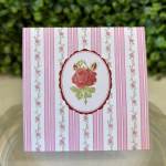 Rose Enclosure Card