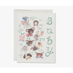 Pink Noses - New Baby Card