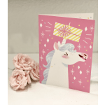 Unicorn Birthday Card