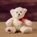 7" Old- Time Valentine Bear