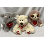 Assorted valentine's day plush