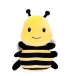 Yellow/Black 6"H Plush Bee