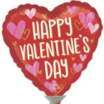 Happy Valentine’s Day Balloon Stick (Design May Vary)