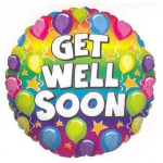 18" Get Well Soon Balloon