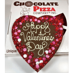 Chocolate Happy Valentines Day Pizza