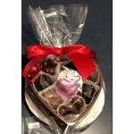 Medium Solid Edible Chocolate Box Filled with Gourmet Chocolates