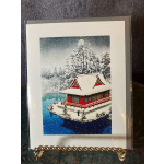 Crisp Winter Cottage Card