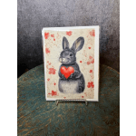 Lovey Bunny Valentines Card