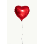 Red Heart-Shaped Balloon