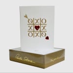 Valentine’s Day card tic-tac-toe