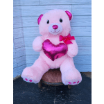 Pink Valentines Day Teddy Bear Plush
