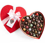 Heart Box Truffle + Bon Bon Assortment - 29 Piece