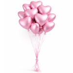 Dozen pink balloons