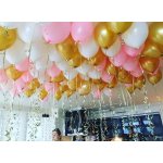 50 helium balloons.