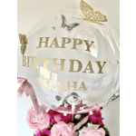 Personalize bubble balloon.