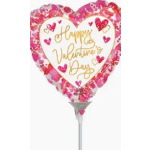 Valentines Balloon (mini on stick)