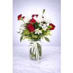 Crimson Snow Elegance