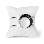 Silver Bracelet with Black Stones