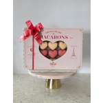 Luxury Heart-Shaped French Macarons - 20 pcs