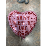 Pink Valentine’s Heart Balloon Add-On