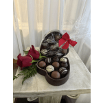 Heart-Shaped Box of Chocolates (the BOX is chocolate!!)