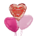 Happy Valentine Day Mylar Bouquet