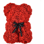 Artificial Rose Teddy Bear Add