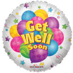 Get Well Soon mylar balloon