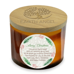 Merry Christmas Wreath Candle by Earth Angel