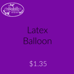 Purple Latex Balloon