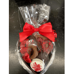 Medium Solid Edible Chocolate Box Filled with Oreos, Grahams and Pretzels