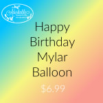 Happy Birthday Mylar Balloon
