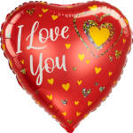 Jumbo valentine I love you Mylar balloon