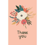 Full Size Greeting Card Thank You