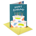 Full Size Greeting Card Happy birthday