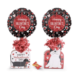 Puppy Valentines Day Gift Box with Balloon