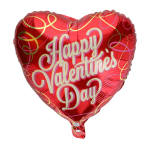 Happy Valentine's day balloon helium inflated