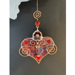 A Bit of My Heart Keepsake (red mottled)